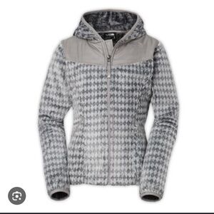 The North Face Gray Diamond Pattern Jacket